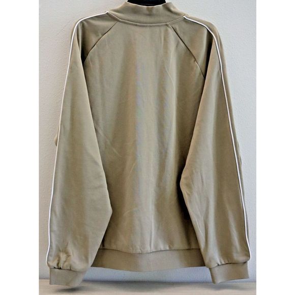 Nike DQ5003 247 Men's Sz XL Khaki Brown Solo Swoosh Full Zip Track Jacket $135 - Picture 3 of 8